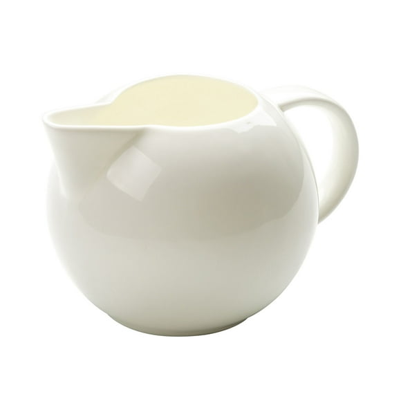 Qeeadeea/bouteille de Lait Blanche, Pichet à Crème pour Café Lait, Ensemble de Service à Café, Sauce Blanche Bateau-Blanc-300ml/10.6oz