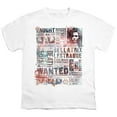 thumbnail image 2 of Harry Potter Death Eaters Most Wanted News Clippings Kids T Shirt (Small) for Youth Toddler Boys and Girls, White, 2 of 5