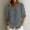 Gray, variant on Summer Button Down Shirts for Women Black Short Sleeve Cotton Linen Blouse Loose Fit Cute Casual Collared Shirts