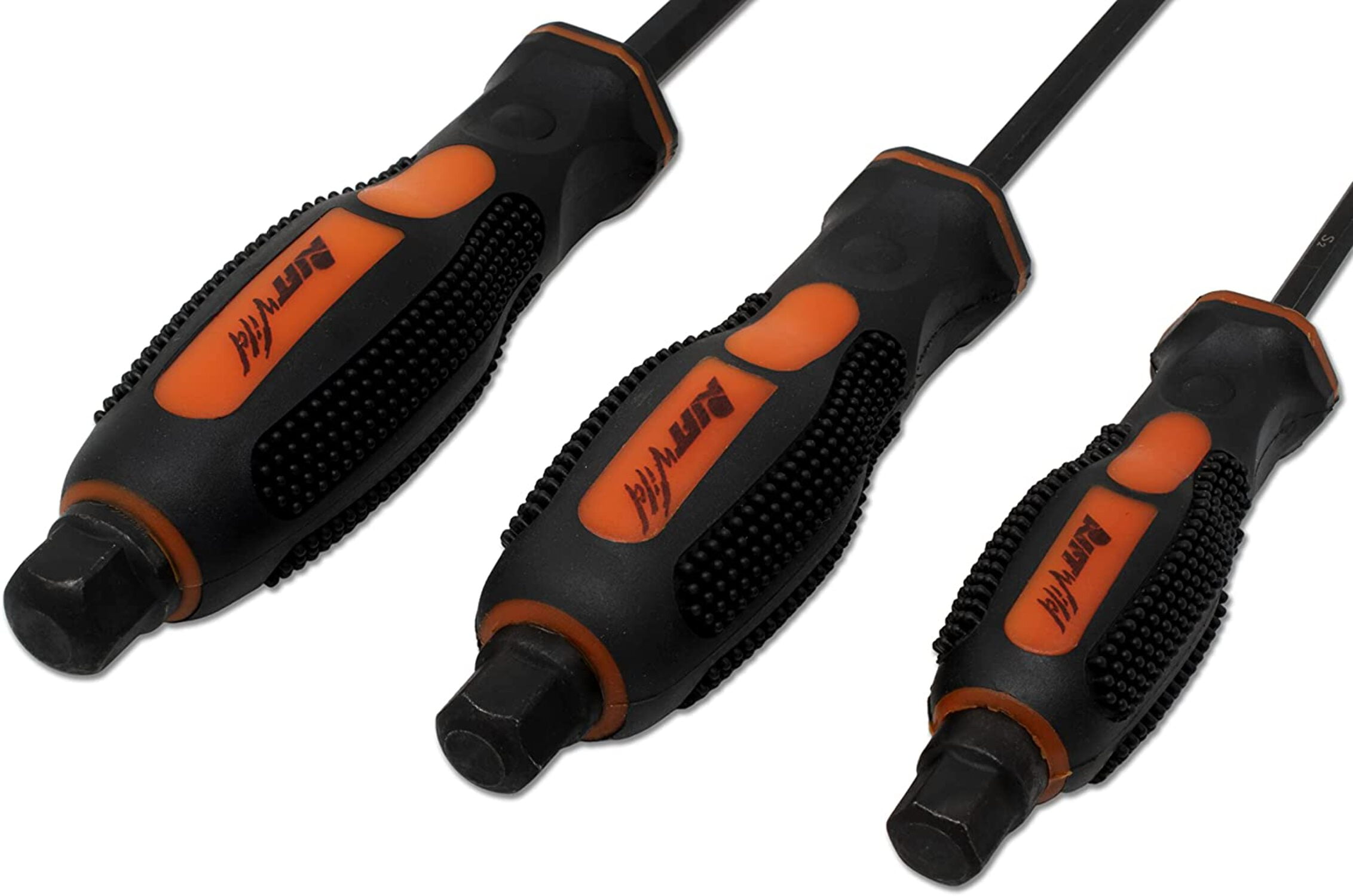 RW 0059-011 RiftWild Professional JIS #1#2#3 Screwdrivers (Japanese  Standard) S2 Tool Steel Screwdrivers (Set of 3) Small Medium Large Metric Full Tang Solid Shaft Screw Driver