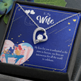 thumbnail image 2 of To My Wife Unlimited Love Forever Necklace w Message Card, 2 of 20