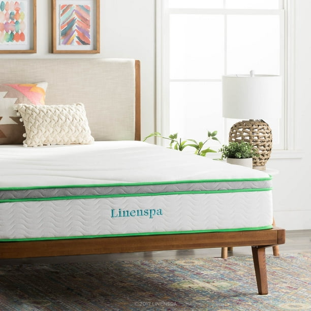 Linenspa 10 Inch Supportive And, Linenspa Bed Frame
