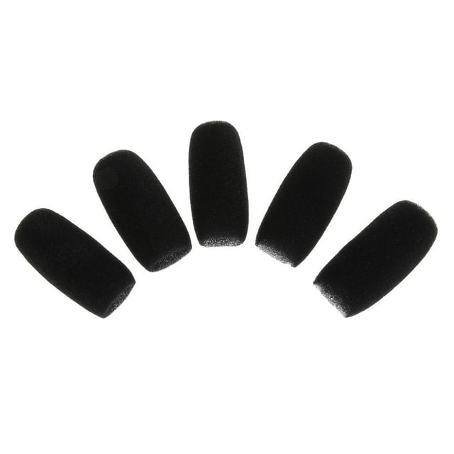 Micrófono de Parabrisas de Esponja de Espuma shamjiam 5 Piezas 72 Mm para Cubierta de Escopeta M5