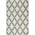 thumbnail image 2 of nuLOOM Sharika Lattice Shag Area Rug, 8' 10" x 12', Ivory, 2 of 2
