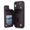 Darkpurple, variant on Decase Premium Wallet Phone Case for iPhone XR,Shockproof Luxury Leather Kickstand Card Slots Case for Women Men,Double Magnetic Clasp Flip Leather Wallet Cover with Shoulder Strap,Black