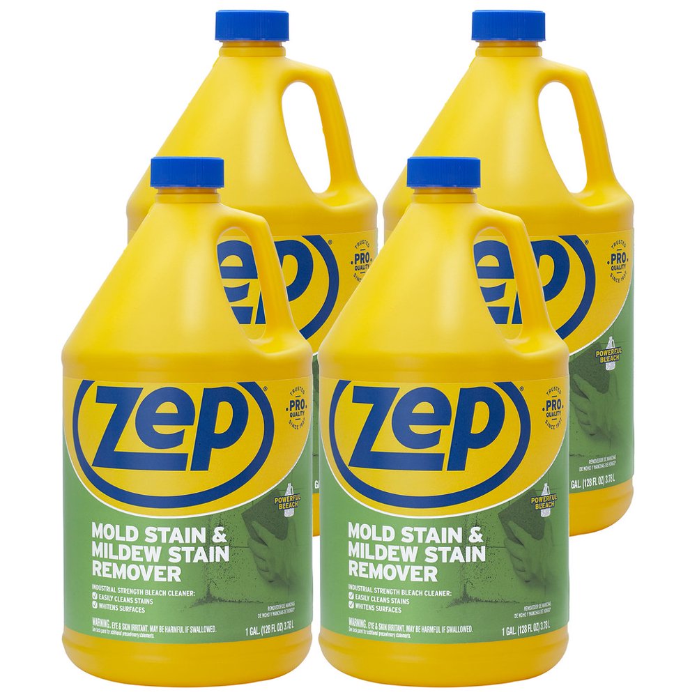 Zep Mold Stain and Mildew Stain Remover 1 Gallon (Case of 4