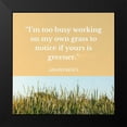 thumbnail image 2 of ArtsyQuotes 20x20 Black Modern Framed Museum Art Print Titled - Artsy Quotes Quote: My Own, 2 of 5