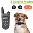 thumbnail image 2 of Dog Training Collar,dog shock collar,dog shock collar with remote for large dogs,Rechargeable, 3 Training Modes, Beep Vibration and Shock, Electric Dog Collar for Small Medium Large Dogs, 2 of 7