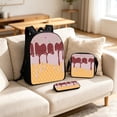thumbnail image 5 of Womens Cute Ice Cream 3 Piece Set Sweet College Backpack for School Back to School Backpack for Women, 5 of 5