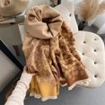 thumbnail image 1 of Pashmina gruesa de Cachemira para mujer, chal cálido de marca de lujo, 180x65cm, manta, Bufanda para el cuello, Echarpe, invierno, 2022, 1 of 4