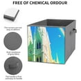 thumbnail image 5 of Collapsible Oxford Fabric Storage Cubes with Handles, Large Mid Foldable Oxford Cloth Bins Set of 2/6, Closet Organizers for Shelves Clothes Home Kitchen Toy - St. Patrick's Cathedral, 5 of 7