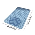 thumbnail image 3 of Kadlawus Bathroom Mat for Shower, PVC Non Slip Floor Mat, Eco Friendly Massage Foot Mat for Bathroom or Toilet, Textured Rug for Wet Floors, Easy Clean Waterproof Mat for Shower Room Floor, 3 of 6