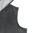 thumbnail image 5 of Mens Hooded Cardigan Zip Sweatshirt Sleeveless Casual Vest Sports Jacket Men, 5 of 8