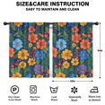 thumbnail image 2 of Blackout Kids Curtains,Pioneer Flower Childrens Insulated Curtains Set Of 2,Bedroom Essentials,Toddler Room Decor 42x54in(106x137cm), 2 of 4