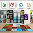 thumbnail image 2 of Game Rug Teen Boys Carpet with Pixel Game Element Decoration, 8 Bit Old Game Rugs for Boy’s Bedroom Living Room Playroom, Non-Slip Children Gaming Area Rugs (70" x 55"), 2 of 5