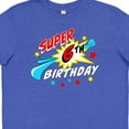 thumbnail image 4 of Inktastic Super 6th Birthday Six Years Old Youth T-Shirt, 4 of 5