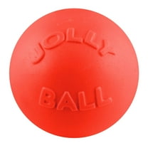 Jolly Pets Floatable Soccer Ball Dog Toy, Orange, Round, 6"