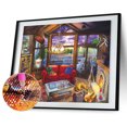 thumbnail image 2 of (Grande Taille) Maison Douillette-Ronde Peinture Diamant 60*45CM, 2 of 10