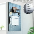 thumbnail image 4 of VIVO Black Hanging Pegboard, 4 of 8