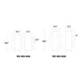thumbnail image 2 of WAC Lighting Block 1-Light LED Aluminum Indoor and Outdoor Wall Light in Black, 2 of 2