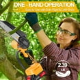 thumbnail image 5 of Mini Chainsaw Cordless 6 Inch, Handheld Chain saw with Security Lock, Electric Chainsaw Battery Powered Chain Saw with 2 x 2000mAh Batteries, 5 of 5