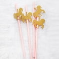 thumbnail image 4 of Paquete de 25 Unicorn Pink de Papel Desechables Para Cumpleaños Yotijar Pajitas de beber, 4 of 8