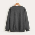 thumbnail image 4 of Vedolay Womens Sweatshirts Soft And Comfy Basic Pullover Crewneck Sweatshirt Dark Gray,M, 4 of 4