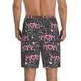 thumbnail image 4 of Lsque Lovely Mom Ever Mens Sleep Pajama Shorts,Short Pajama Pants, Cotton Ultra-Soft Knit-Medium, 4 of 9
