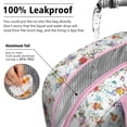 thumbnail image 5 of Reusable Floral Lnsulated Lunch Bag for Women & Men-Leakproof Water-Resistant Cooler Tote,Large Capacity(10.6x8.7x6.3in)for Work,Office,Travel,Picnic,Beach., 5 of 7