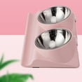 thumbnail image 3 of Dress you go Tilted Food Water Bowl for French Bulldog and Cats, Easier to Access Food, 3 of 5