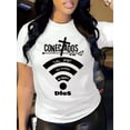 thumbnail image 2 of DIOS FAITH Print Crew Neck T-shirt, Four seasons casual short-sleeved round neck T-shirt, Women'S Clothing, 2 of 7