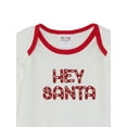 thumbnail image 5 of Joyful Moments Infant Girls Hey Santa Bodysuit and Tutu Legging, 2-Piece Set, Sizes 0/3M-24M, 5 of 12