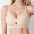thumbnail image 2 of Women‘s Bra Wireless Maternity Seamless Front Buckle Breastfeeding Bra With Pads, 2 of 6