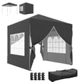 thumbnail image 1 of Outsunny 8.2 x 8.2 ft Pop Up Canopy Tent with Sidewalls, Instant Canopy, 1 of 10