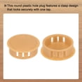thumbnail image 4 of Uxcell 32Pcs Plastic Hole Plugs, Flush Type Panel Hole Plugs Insert End Caps for Locking Hole Furniture Cabinet 30mm Orange, 4 of 6