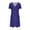 1_Purple, variant on Asxite Summer Dresses for Women Casual Solid Ruffle V Neck Short Sleeve Midi Sundress