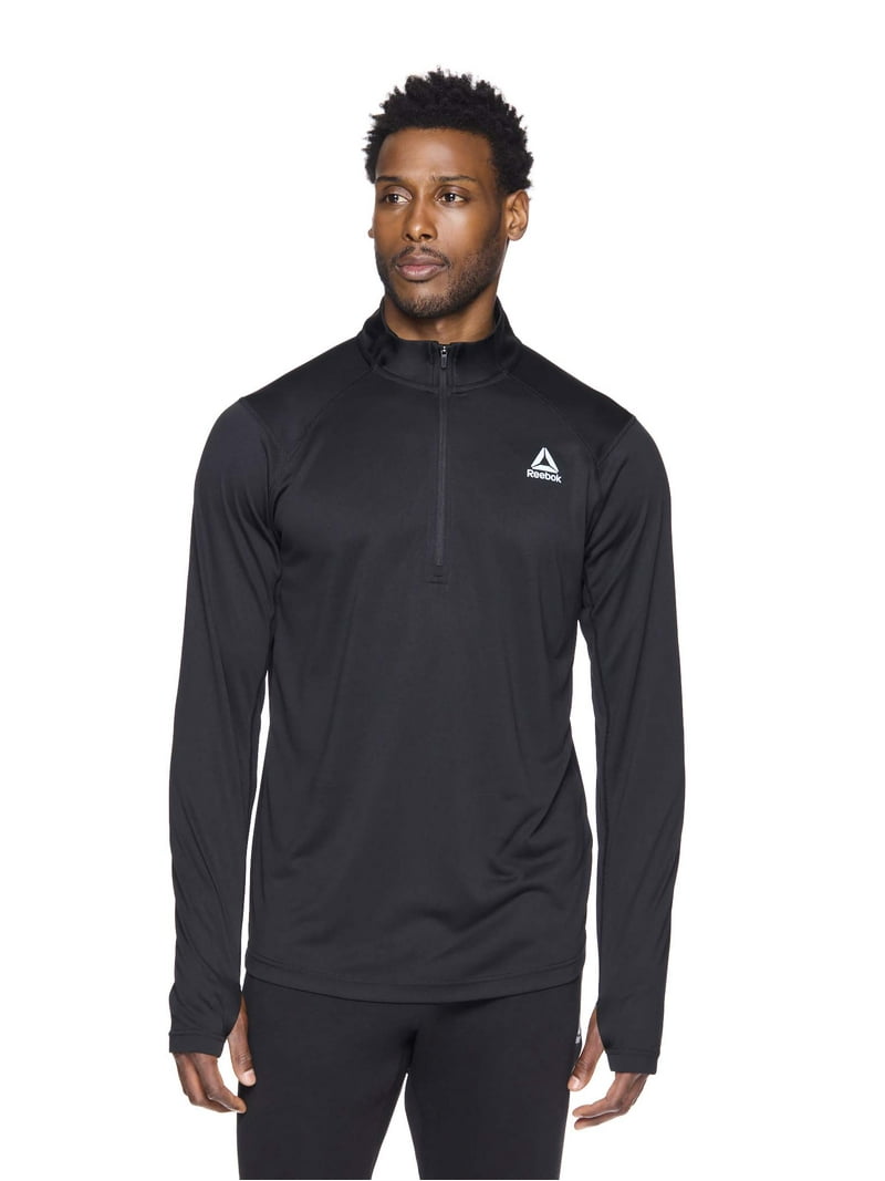 Reebok Men's and Big Men's Trail Quarter-Zip Active Pullover Shirt