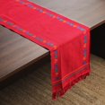 thumbnail image 2 of NOVICA Cotton table runner, 'Festive India', 2 of 8