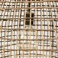 thumbnail image 4 of Metallic Woven Hanging Pendant Light, 4 of 8