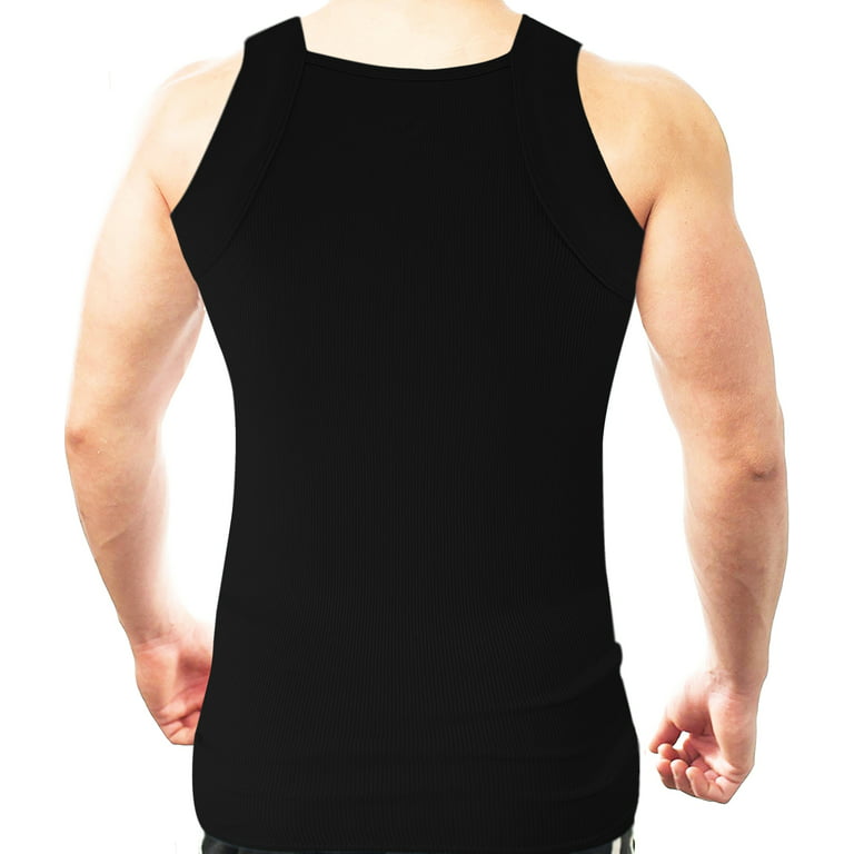 Different Touch 2 Pack Basic G-Unit Tank Tops for Men