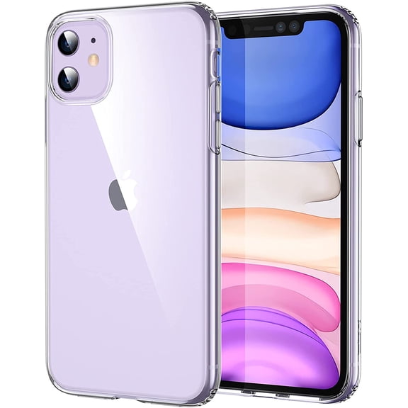 Essential Zero Designed for iPhone 11 Case, Slim Clear Soft TPU, Flexible Silicone Cover for iPhone 11 6.1-Inch (2019), Clear