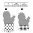thumbnail image 4 of Un par de guantes de jardinería Guantes aislantes del calor Guantes de cocina de silicona Amarillo, 4 of 4