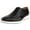 Black, variant on LIBERTYZENO Mens Finest Leather Sneakers Casual Shoes