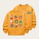 thumbnail image 1 of Cowsor Girls Sweatshirts Kids Cute Graphic Crewneck Pullover Tops Xmas Long Sleeve Holiday Shirts, 1 of 5