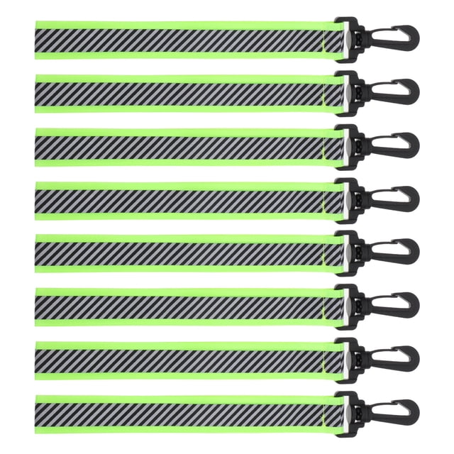 unbranded 8Ud Banda Reflectante Doble Para Llaves Y Uso Verde