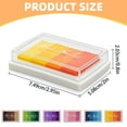thumbnail image 3 of Less Than 5 Office&Craft&Stationery Craft Ink Washable DIY Stamp Ink for Kids 24 Colors Finger Print Ink for Scrapbooking Card Painting Set of 6 Multicolor Ink 3ml, 3 of 9