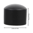 thumbnail image 3 of 20pcs Professional Foosball Table Pipe Caps Plastic Foosball Machine Caps (Black), 3 of 8