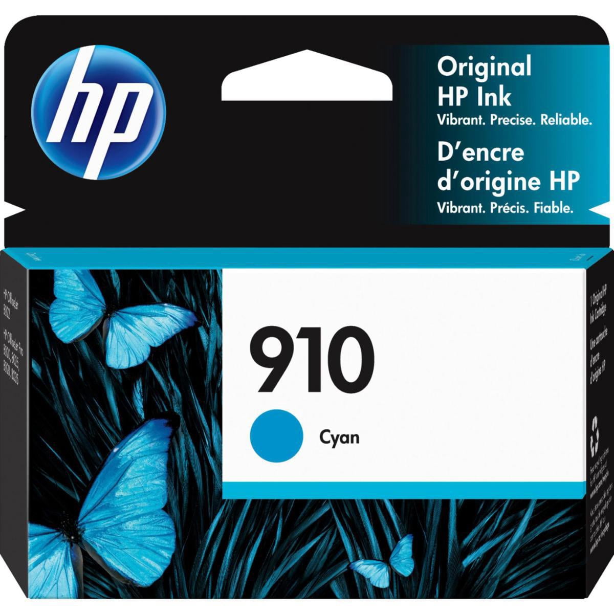 HP 910 Original 4-Color Ink Cartridge Bundle for OfficeJet Pro 8025 & 8035 Printers