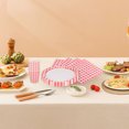thumbnail image 2 of tredstone Checkered disposable tableware, 2 of 9