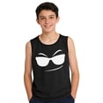thumbnail image 3 of CYRBOKO Toddler Boys Tank Tops, Summer Funny Casual Sleeveless Kids Graphic Tees Black Size 2 T, 3 of 4
